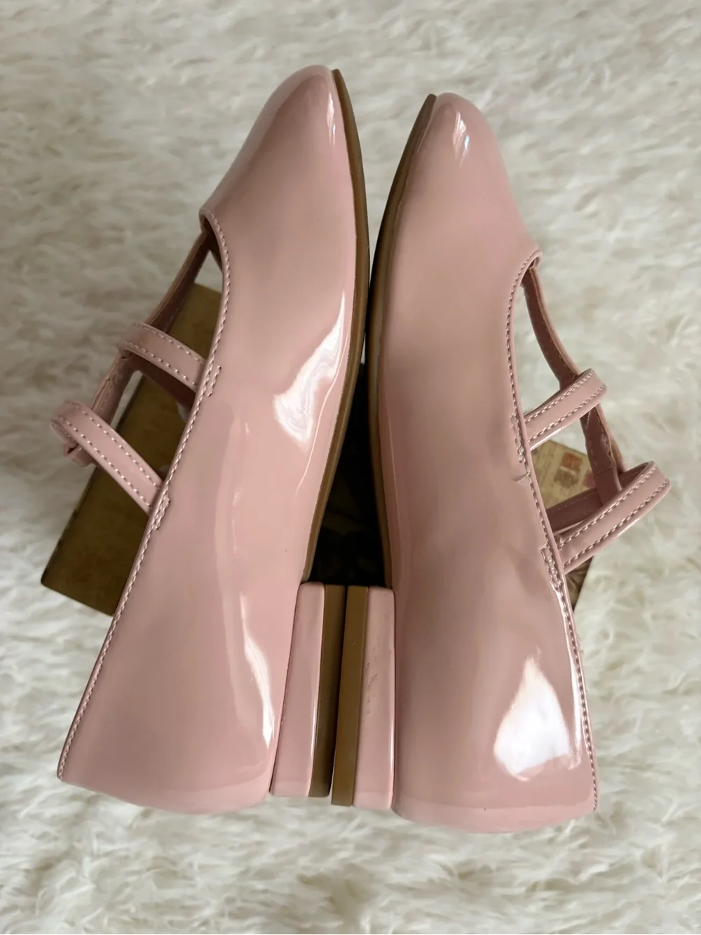 SONOMA Girls Blush Pink Patent T-Strap Dress Shoes